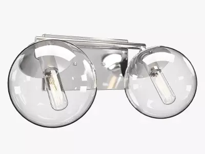 Mod 2-light Bath Vanity Wall Light P2854 3D model