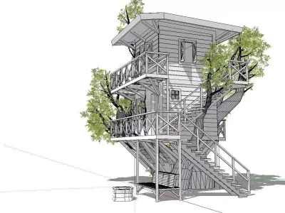 Creative Design-Holiday Cabin-053 3D model