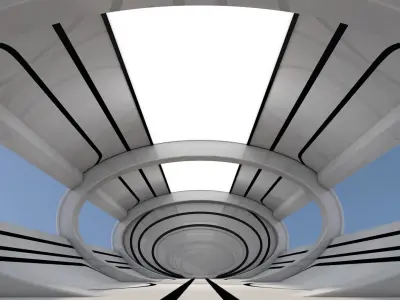 Sci Fi Interior 3D model