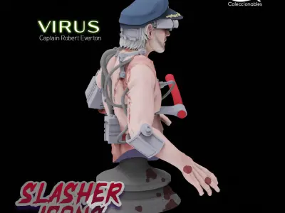 Virus 1999 - Captain Robert Everton 3D print model