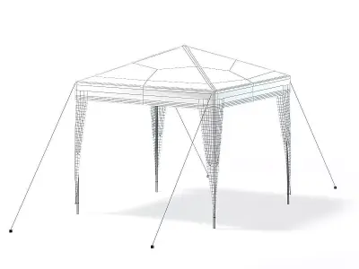 Green Garden Pavilion 3D Model 3D model