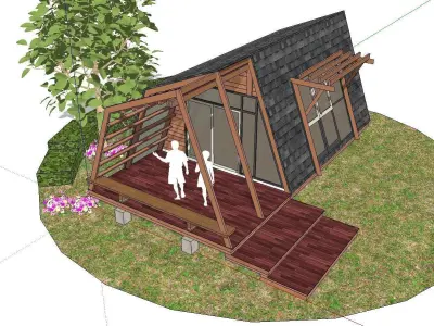 Creative Design-Holiday Cabin-052 3D model