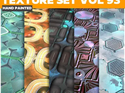 Scifi Vol 93 -  Game PBR Textures Texture