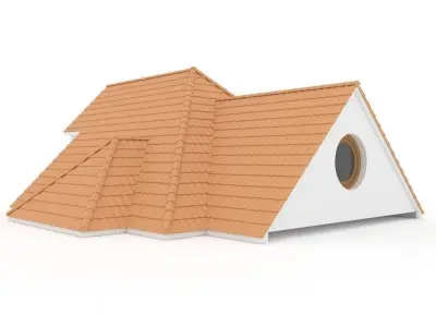 Realistic Roof Shingles 2 3D model