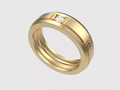 Dazzling Tasteful Multi-Band Ring JDBCo 3D print model