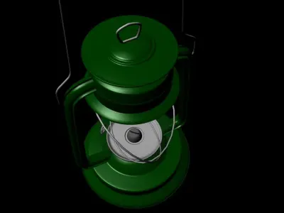 Nurbs Model  Lamp Low-poly 3D model