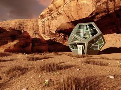 Villa Ecology-Casa Scene-villa-modern house 3D model