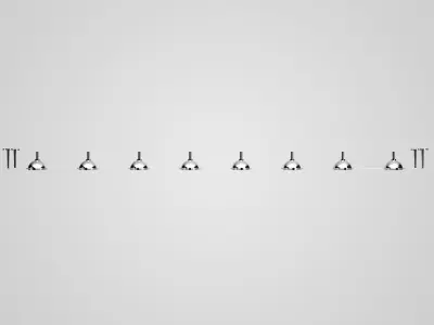 Halogen Lamp Set 3D model get