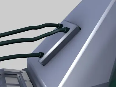 Sci-fi liquid container  3D model