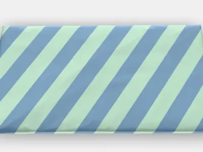 BANKKAMRAT Bench pad 1 Low-poly 3D model