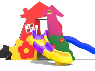 Playground Playhouse 3D model purchase