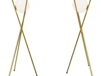 Modern Tripod Floor Lamp Xenia F0055 3D model