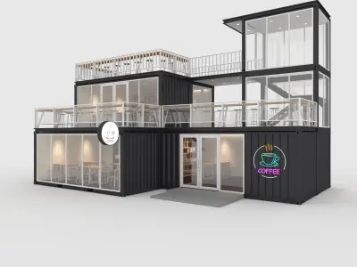 Container Cafe 5 3D model