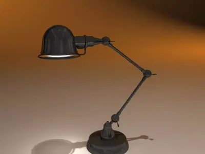 RESTORATION HARDWARE Atelier scissor task table lamp 3D model