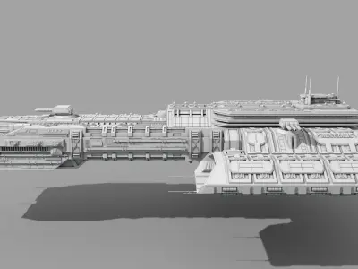 Spaceship Australis 3D model