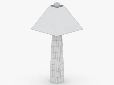 1366 - Table Lamp Low-poly 3D model