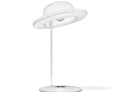 Hat Shaped Desk Lamp 3D Model 3D model