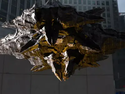 Independence Day inspired ship 4  3D model