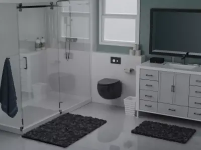 Modern Bathroom 3D model