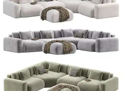 Sofa Mail Low-poly 3D model