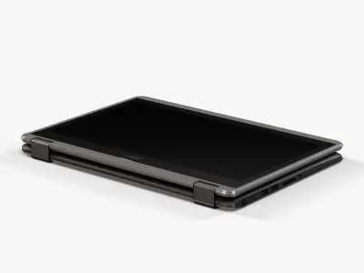 Acer Aspire R 14 R3 471T convertible hybrid laptop Low-poly 3D model