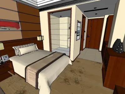 vacation spot-Resort-Fashion Leisure Hotel-0273 3D model