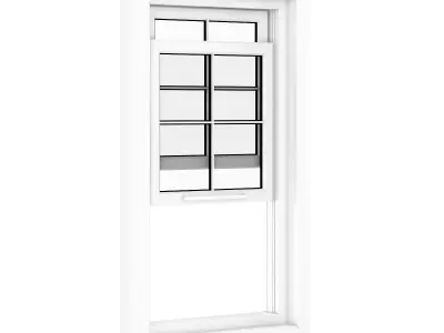 Plastic Window 960mm x 1660mm 3D model