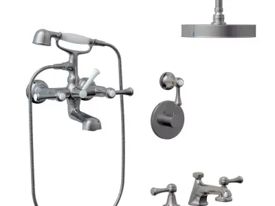 Zucchetti Kos Taps Set 3D model