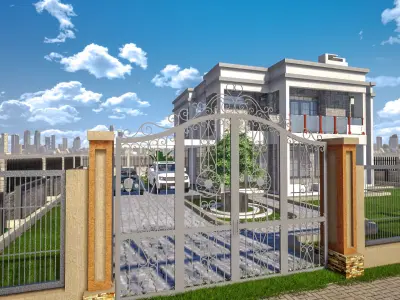 4 Bedroomed Bungalow 3D model