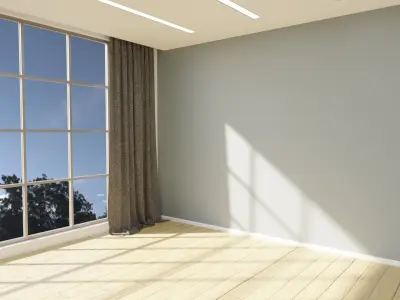 Base Room Interior 3D model