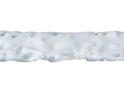 Snow scan 5B Low-poly 3D model