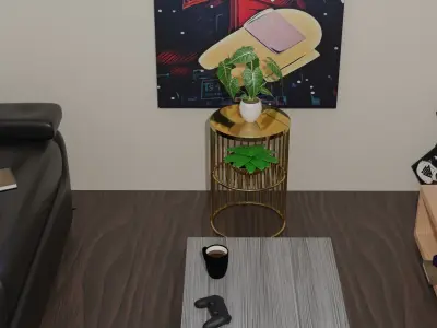 Sofa Side Table 1 3D model
