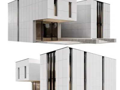 Modern House NO40 A 3D model