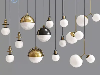 Ceiling Lights Pendant Collection 3D model