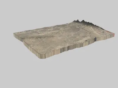 Torreon City Low-poly 3D model