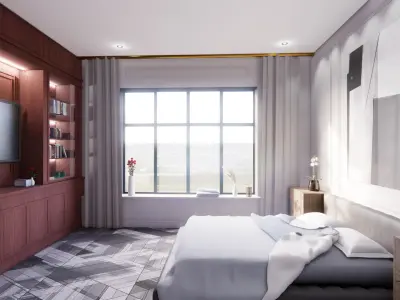 Desain Kamar Tidur Mewah 3D print model