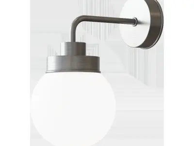 FRIHULT FRIHULT Wall lamp stainless steel color 3D model
