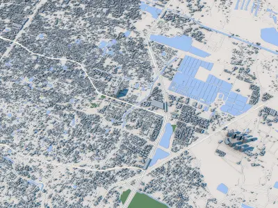 Kolkata City India 3D model