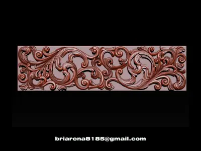 3D STL Models CNC Router - Carved decor 3D print model purchase