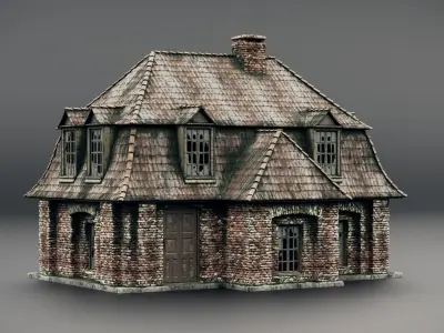 ancient residential house 3D model