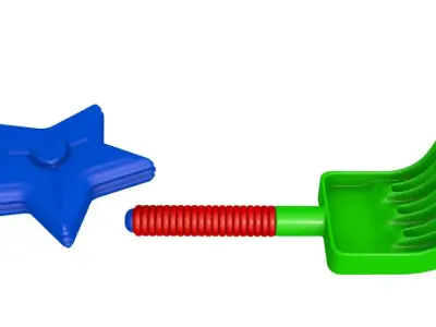 Beach Sand Toys 3D model