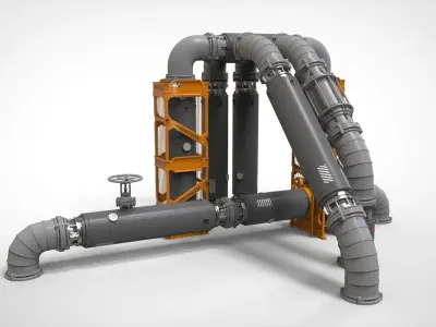 Sci Fi Modular Environment 13 3D model