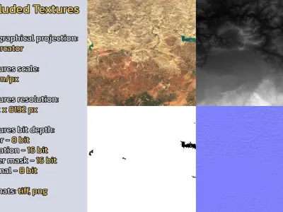 Fes Morocco City Landscape 3D Model 3D model