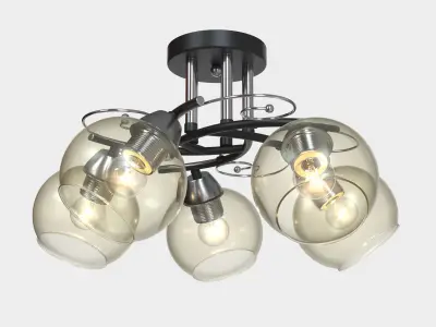 Ceiling chandelier Melefa 3507 - 5C 3D model