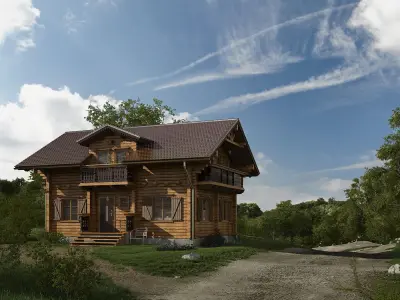 House Chalet 3D model