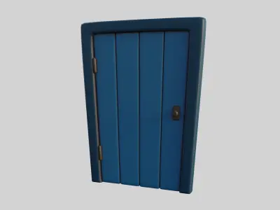 Cartoon Door 16b 3D model