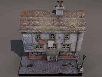 Old London house 3D model