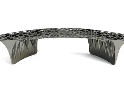 Sedona Bench 3D model