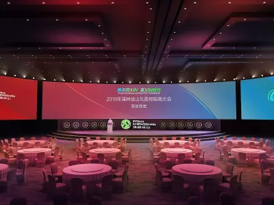 stage Low-poly 3D model