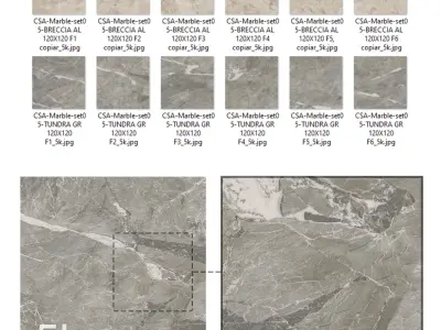 Marble Set 05 - Conglomerate Bundle - 2 Types - 5k Texture